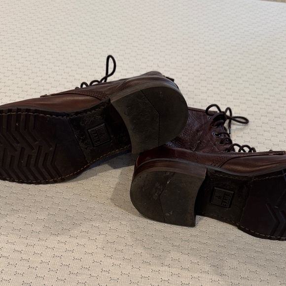 Frye Women's Ankle Boots in Dark Brown - Picture 3 of 4